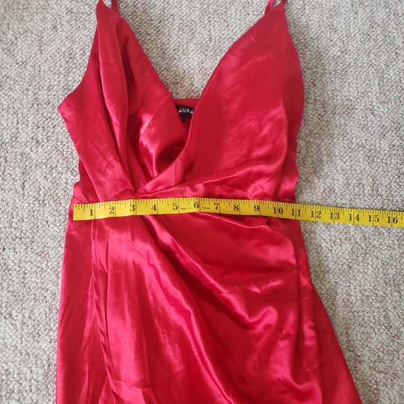 Red silky Naanaa dress from ASOS - Picture 9 of 9